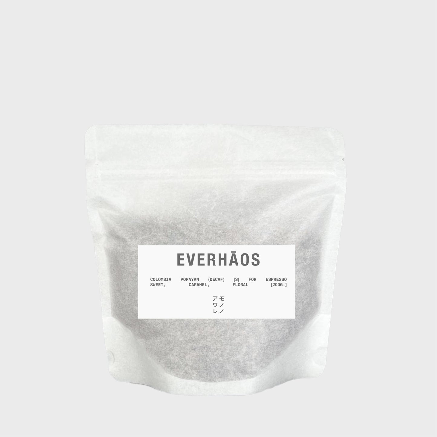 Colombia Popayan (Decaffeinated) for espresso 200 g